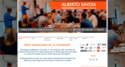 Desktop Screenshot of albertosavoia.com