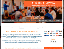 Tablet Screenshot of albertosavoia.com